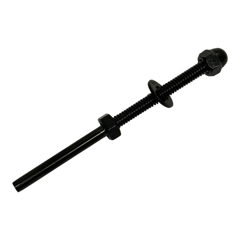 SS T316 Black Oxide Stud End Fitting Cable Railing Tensioner 3/16" Cable