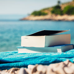 book by beach