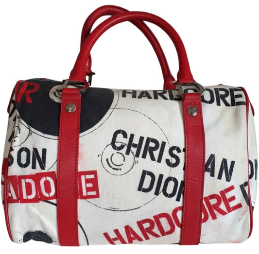 Bowling boston bag in harlequin leather Golf Dior collection by Gallia – Al  fintage