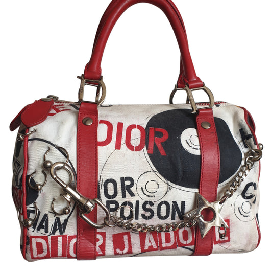 Bowling boston bag in harlequin leather Golf Dior collection by Gallia – Al  fintage