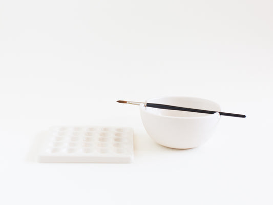 CfM + Cloutier Ceramics Slipcast Square Mixing Palette - Porcelain – Case  for Making