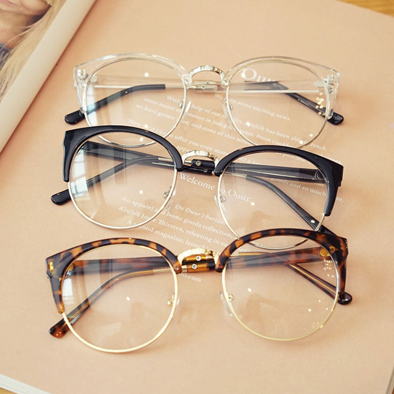 El nuevo clásico montura gafas para mujer, gafas ópticas, ga
