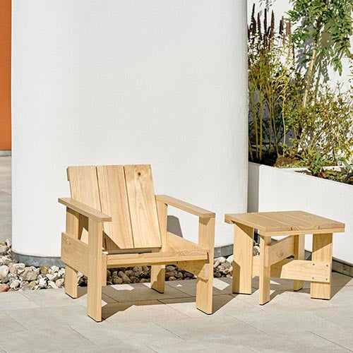 HAY Crate lounge chair and Side table