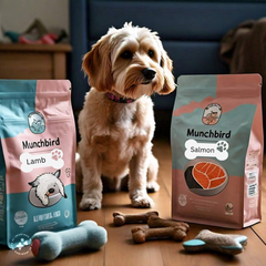 Is lamb or salmon better for dogs? Munchbird Dog Food and Dog Treats