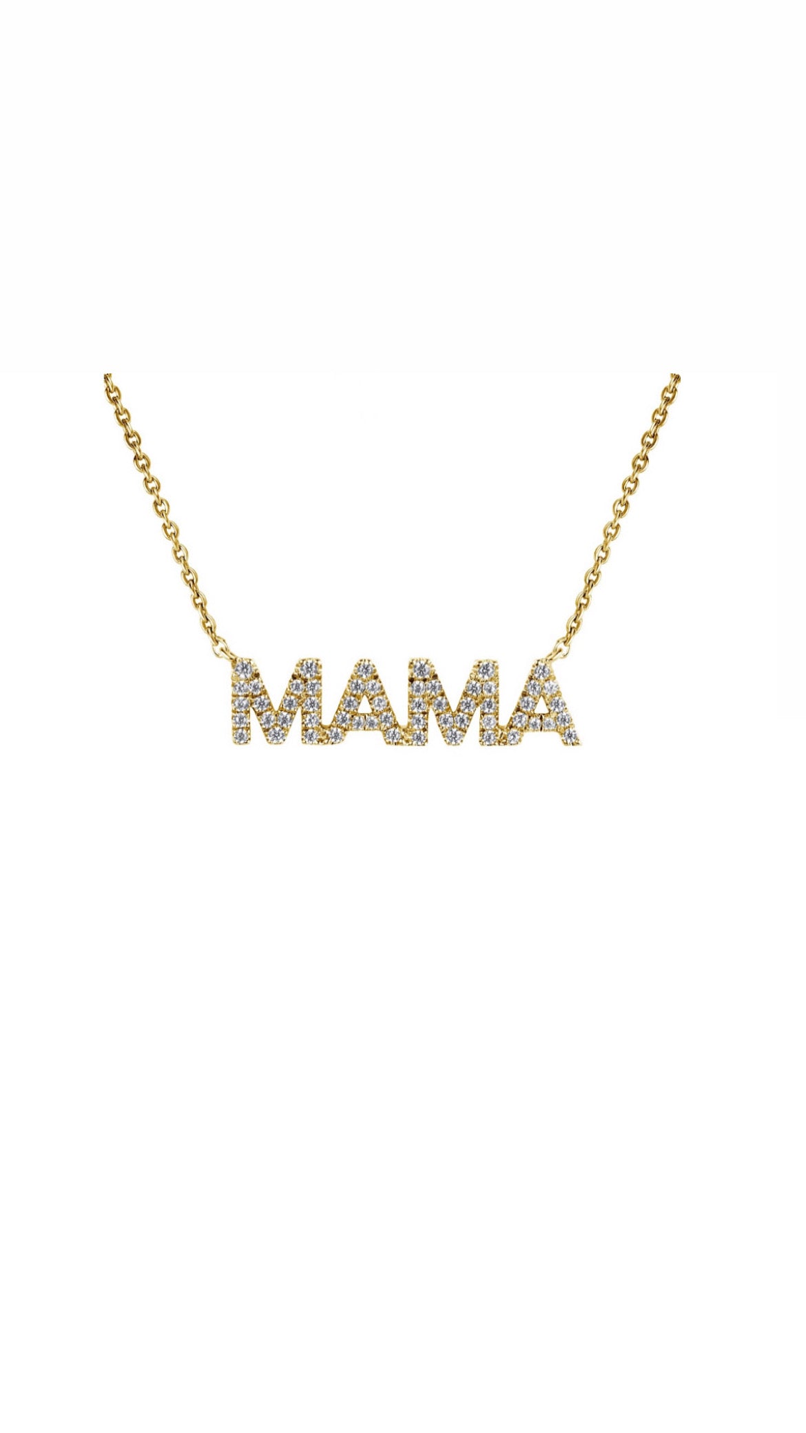 Buy 14K Yellow Gold Mom Heart Necklace Heart Necklace Gift for Mom Mothers  Day Online in India - Etsy