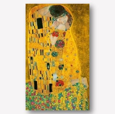 The Kiss, Gustav Klimt Reproduction | Free USA Shipping | WallArt