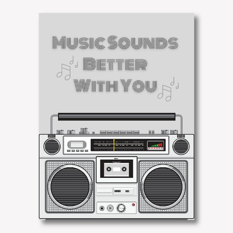 80s Music Canvas ArtPrint