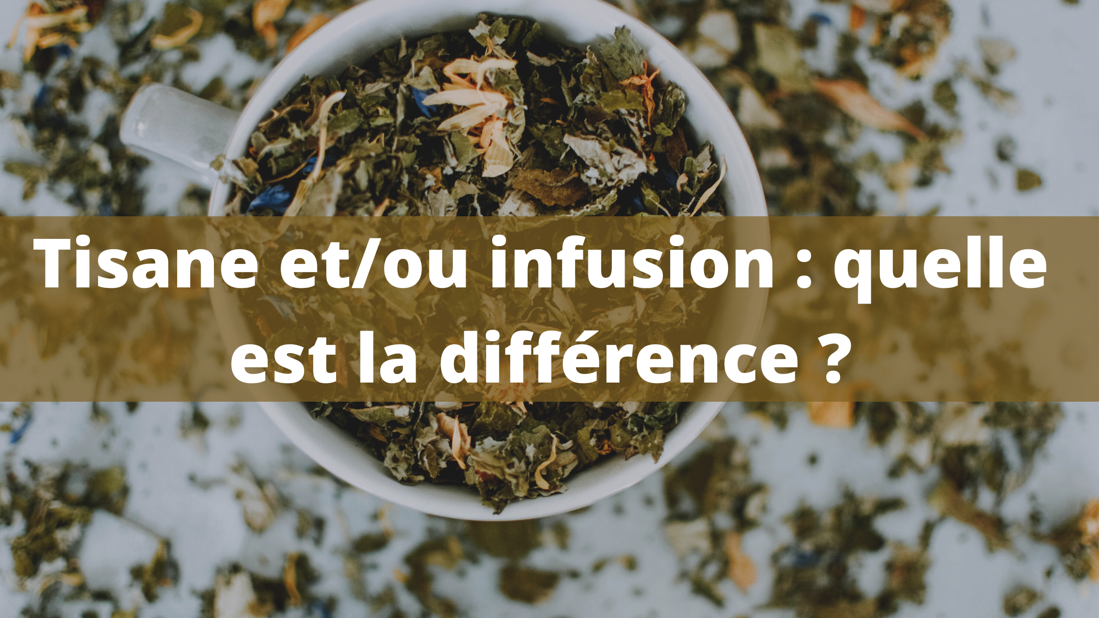 Thé, tisane, infusion : quelle différence ?