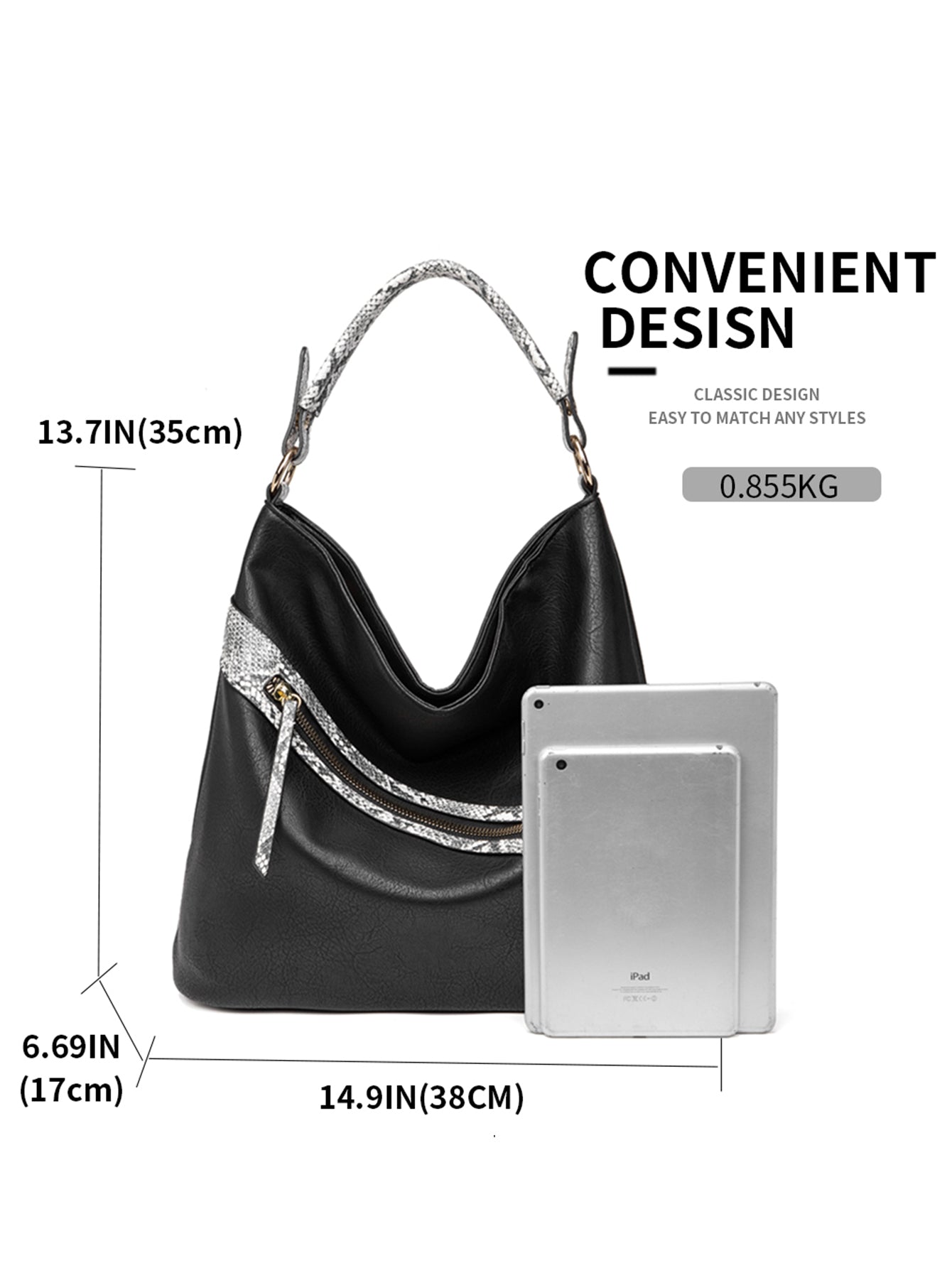 Women Shoulder Handbags Satchel Top Handle Bag Large Capacity Tote Bag