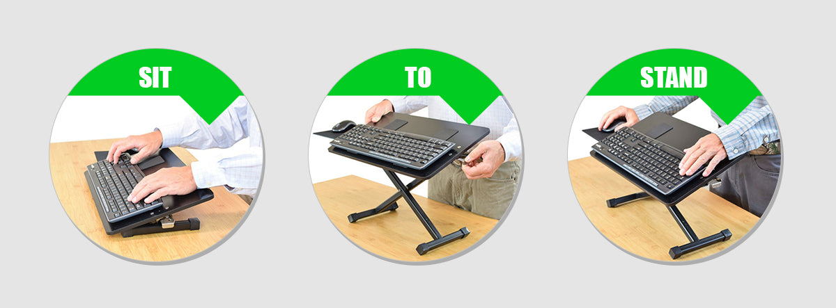 Uncaged Ergonomics KT3 Adjustable Keyboard Stand - Raise Keyboards