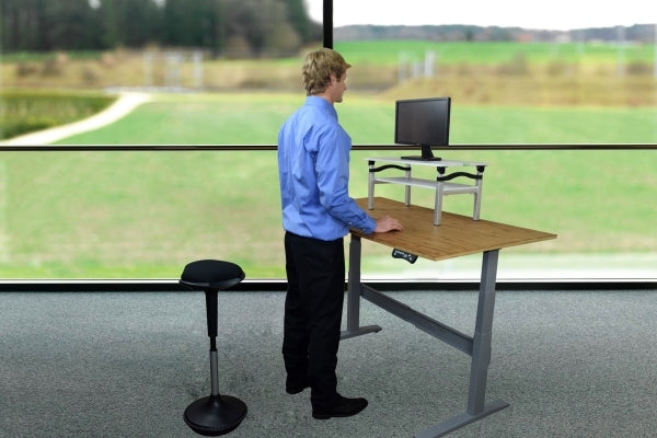 Uncaged Ergonomics: Wobble Stool Standing Desk Chair - Red