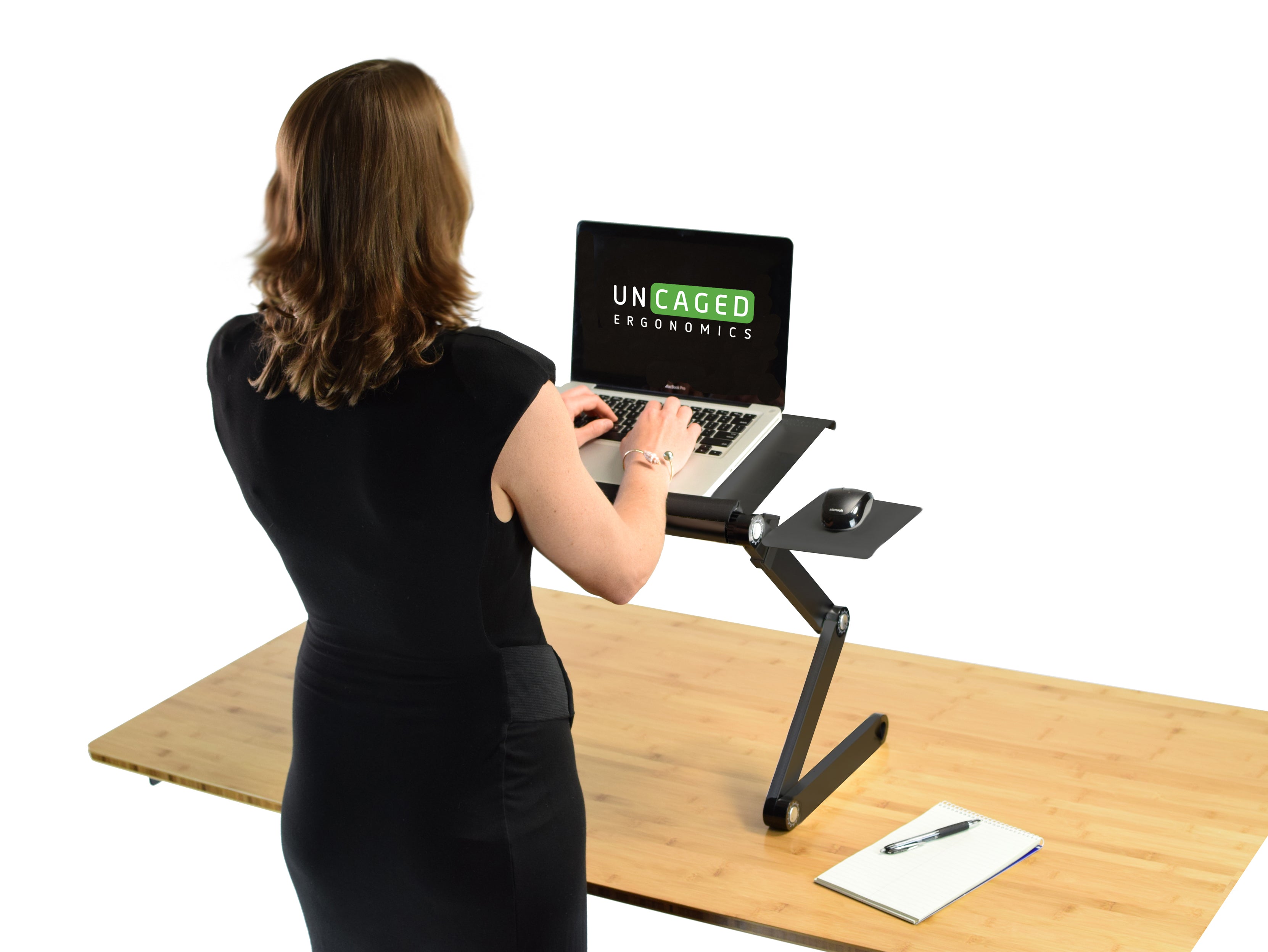 Uncaged Ergonomics Worker Best Laptop Stand Lap Desk in the Office  Accessories department at