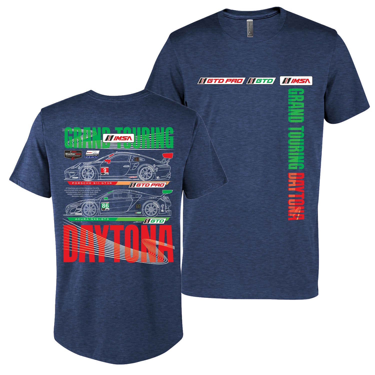 IMSA GTD Technical Tee - Harbor Blue – Team IMSA