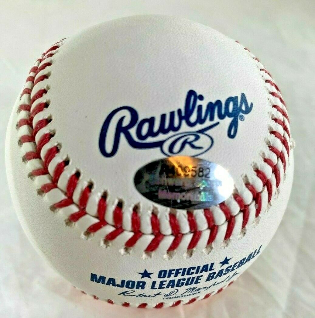 Benito Santiago / Autographed Rawlings Official Major League Baseball / Schwartz