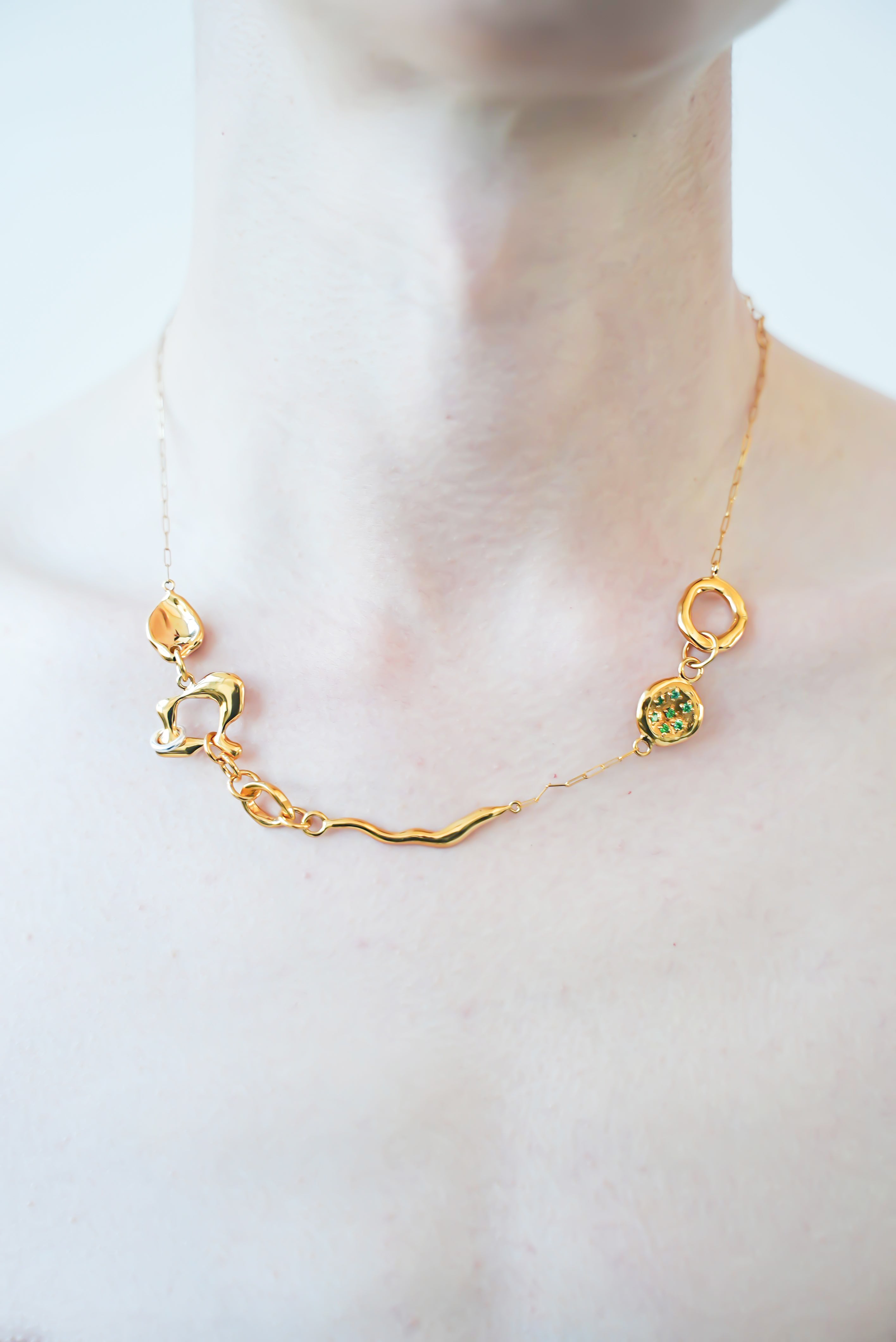 STRONG LOTUS SILVER NECKLACE OUR's ネックレス - ネックレス