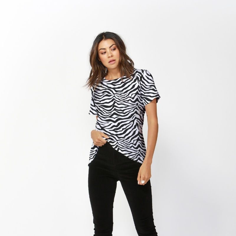 Cara Tee Zebra