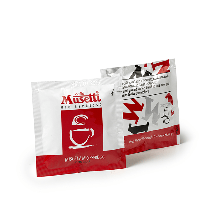 CIALDE COMPOSTABILI ROSSA MIO ESPRESSO 150 PZ - Musetti shop product image