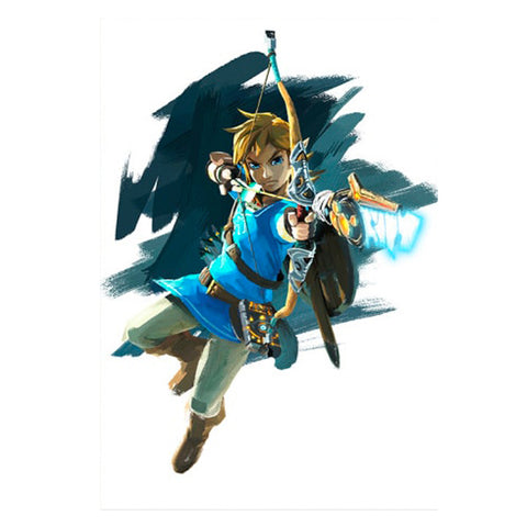  Bafafa The Legend of Zelda Link Game Poster Polyester