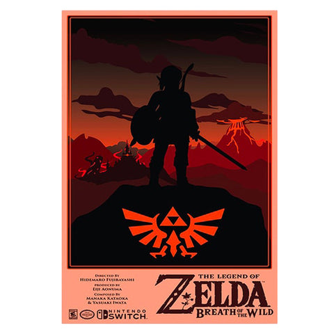Legend of Zelda Ocarina of Time Travel Poster - Lost Woods by Dean