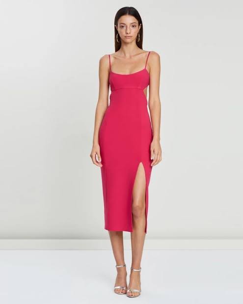 amelie cup midi dress