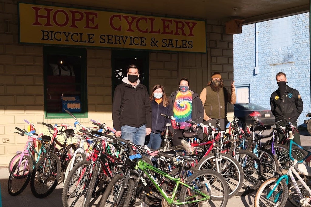 Holiday bicycle donations