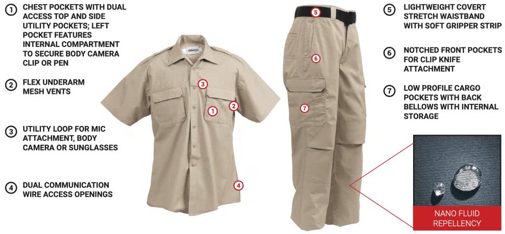 Elbeco ADU RipStop EMT Pants E5724R - Clothing & Accessories