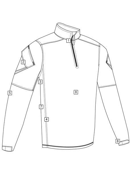 TRU-SPEC Urban Force TRU 1/4 Zip Combat Shirt - Clothing & Accessories