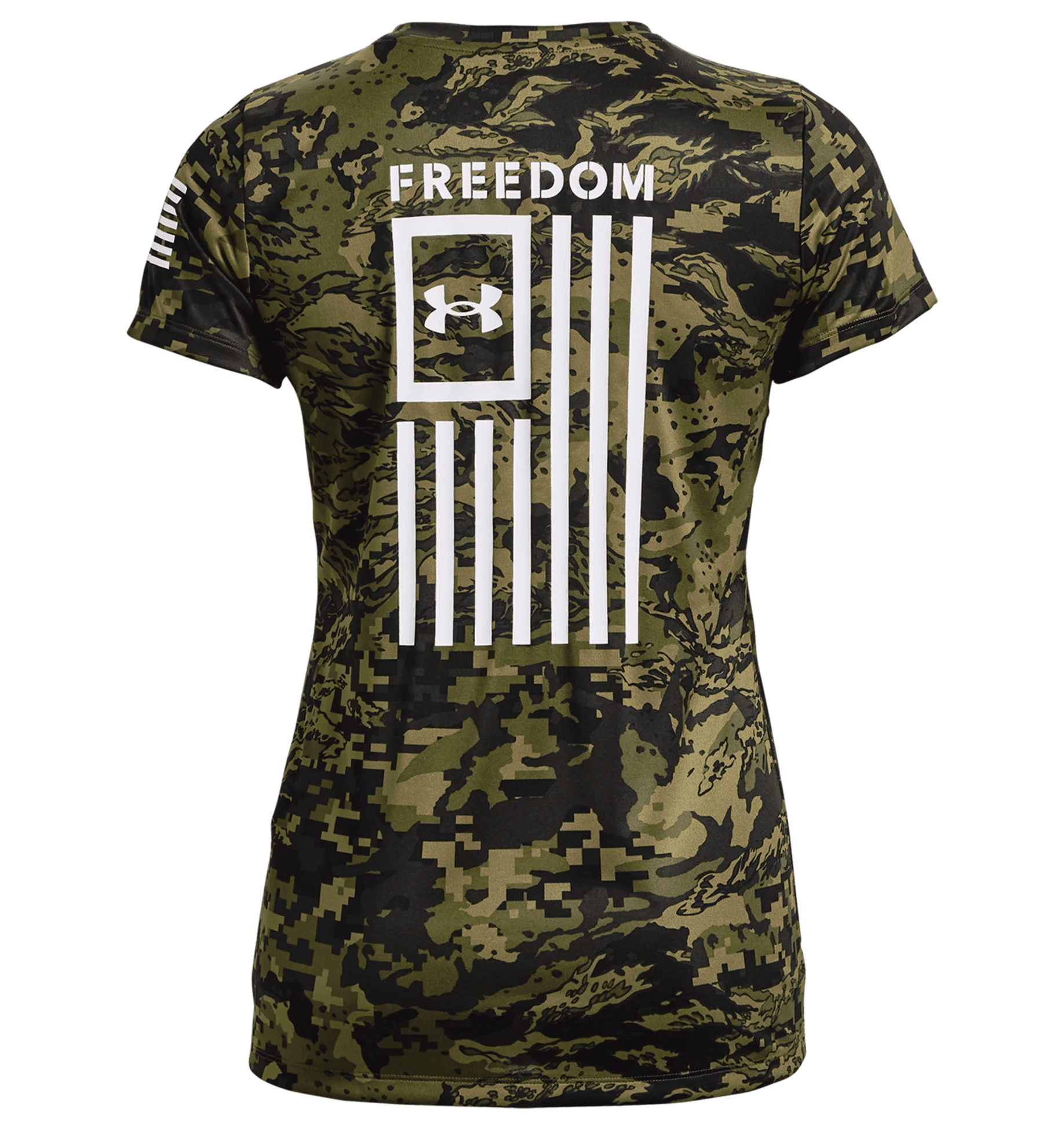 Under Armour Freedom Tech SS Camo T-Shirt (Navy)