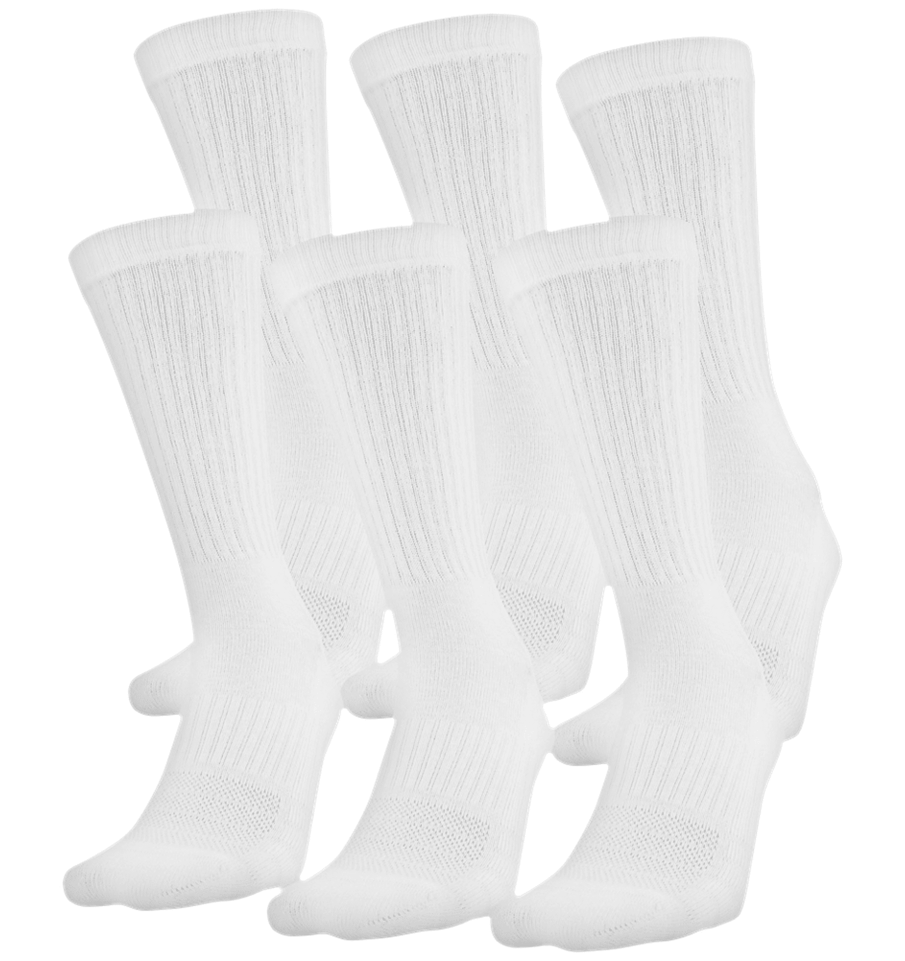 Unisex UA Training Cotton Crew 6-Pack Socks