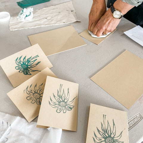 Block Printing on paper