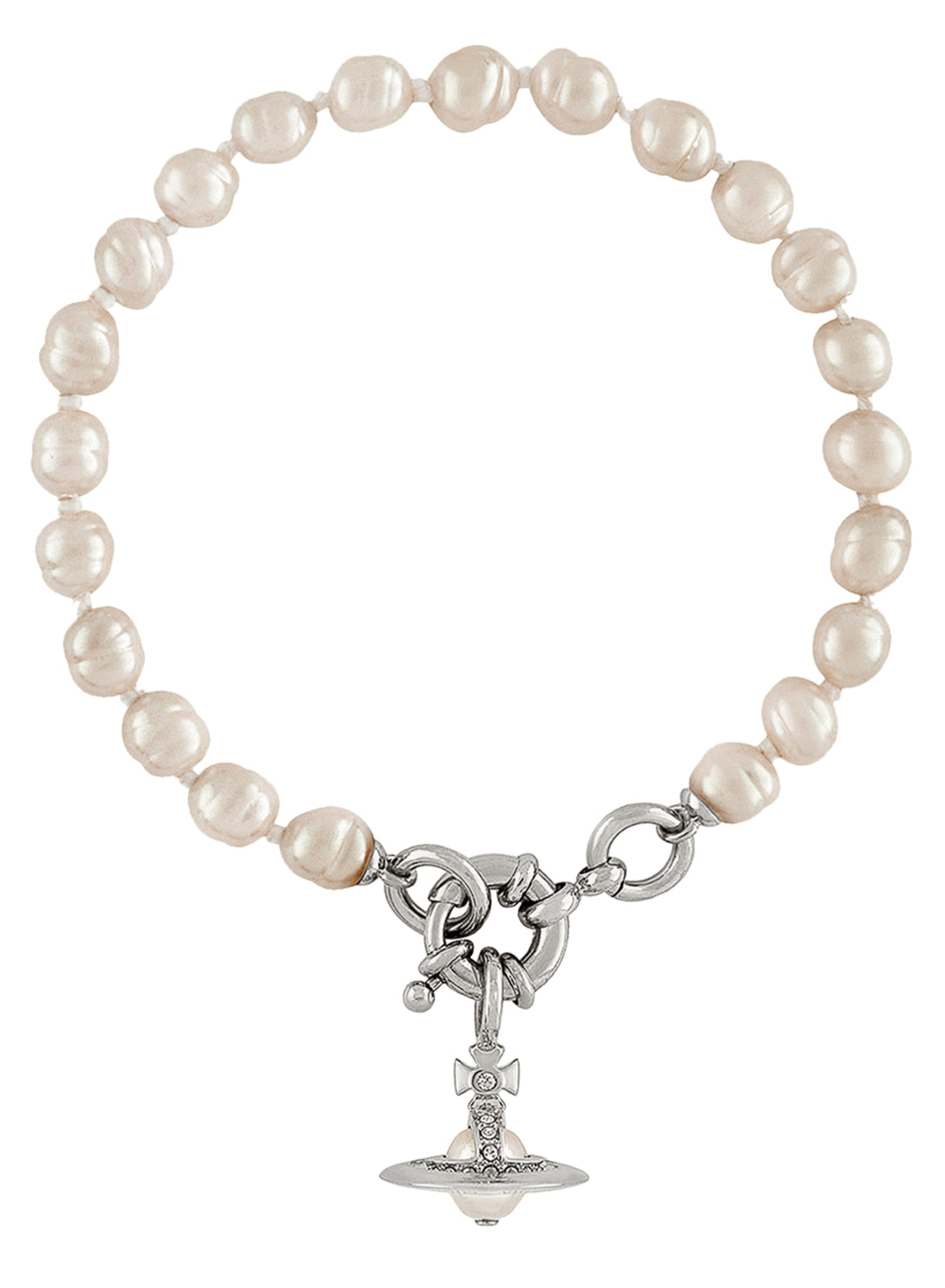 Aleksa Pearl Bracelet - Silver - 6103006Q-02P226-CN-W1 – Sarah Layton