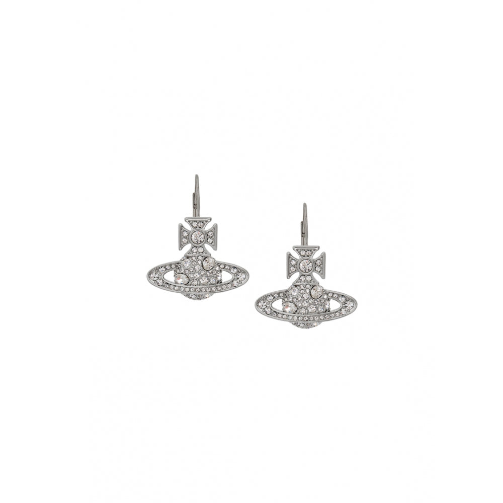 Francette Bas Relief Drop Earrings - Silver - 62020137-02P201-CN