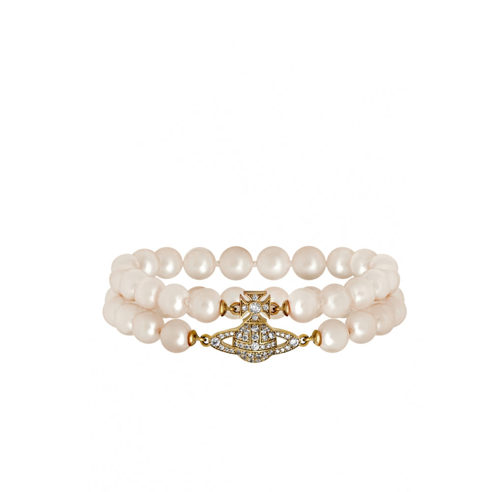 Vivienne Westwood bracelet GRAZIELLA pearl silver NO BOX [E020029
