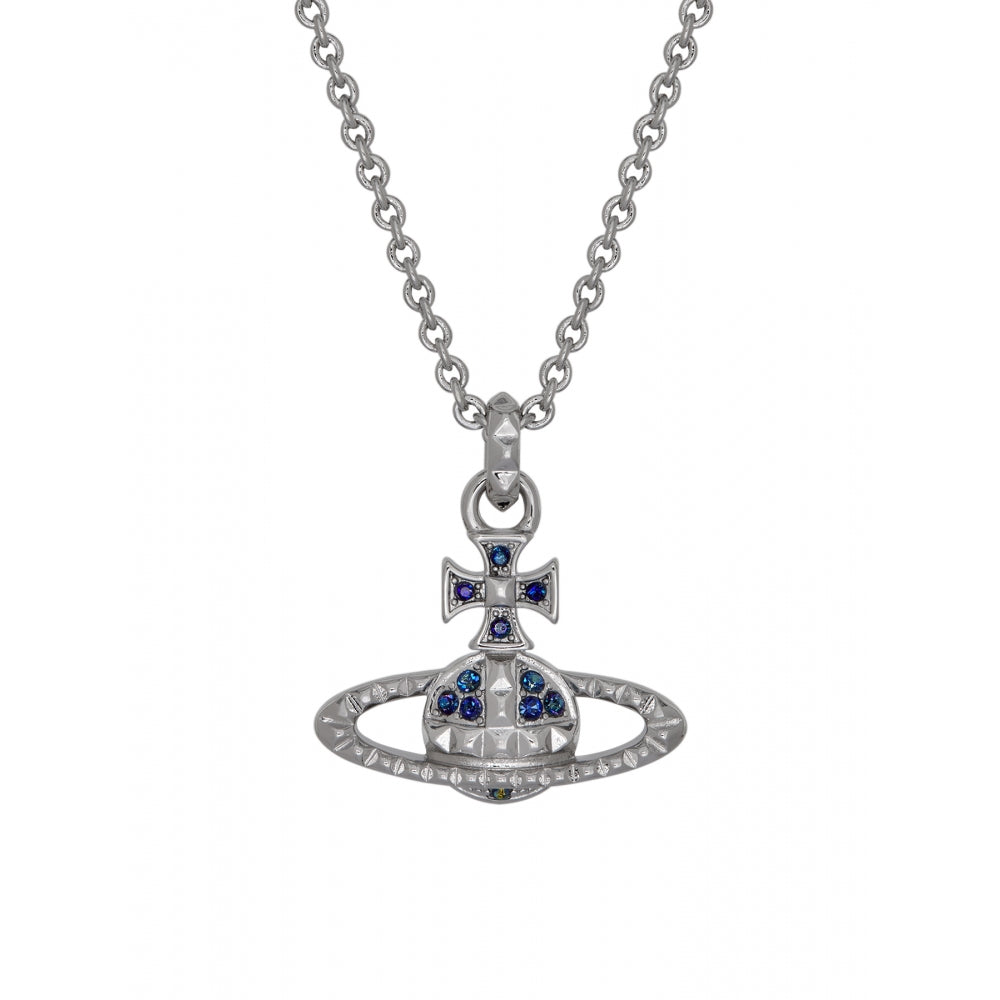 Vivienne Westwood Mayfair Orb Brass And Crystal Necklace in White for Men |  Lyst