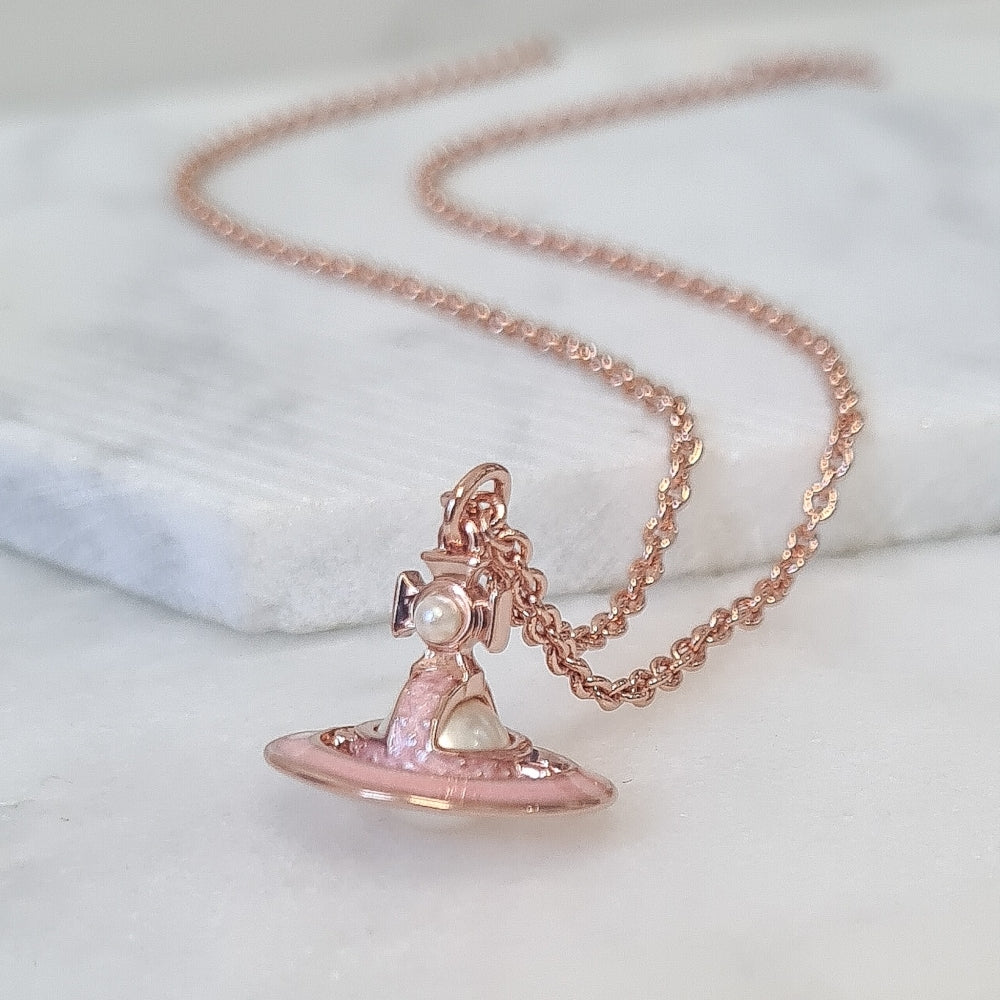 Simonetta Necklace - Rose Gold - 63020321-02G274-CN – Sarah Layton