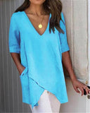 half-sleeve-irregular-plus-size-blouses-asymmetrical--hem-shirts-202400845467
