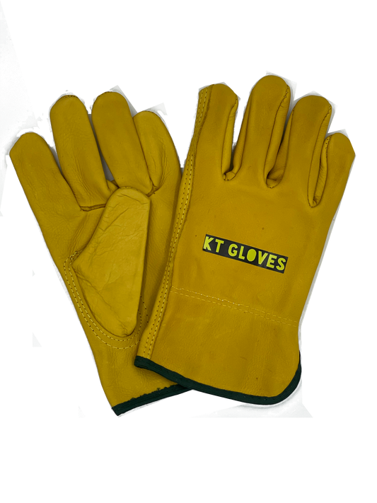 Standard Grain Cowhide Leather Driver's Gloves – Keystone Thumb – Bulk