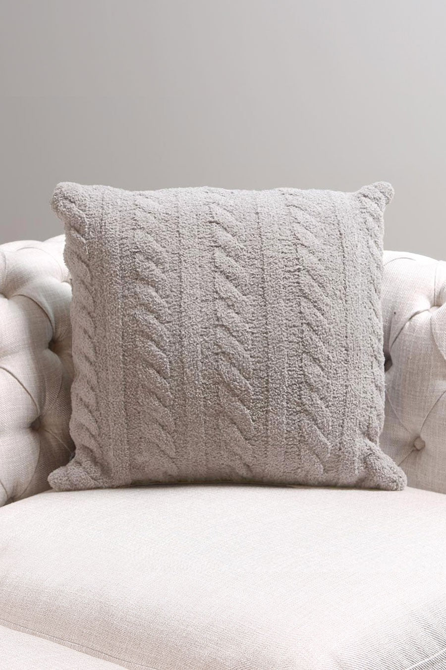 Cozy Knit Throw Pillow
