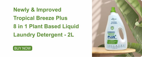 Azafran Newly & Improved Tropical Breeze Plus 8 in 1 Plant Based Liquid Laundry Detergent - 2L