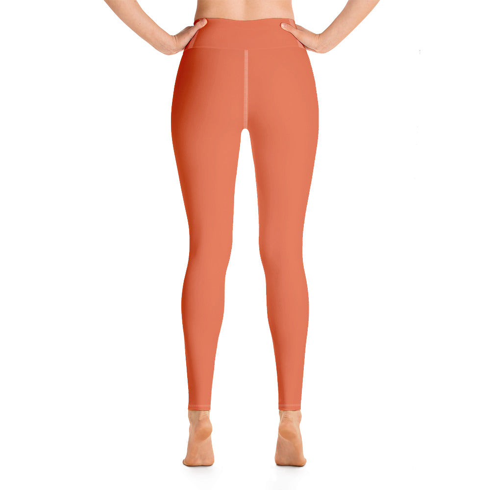 burnt orange yoga pants