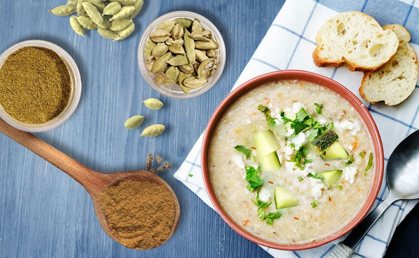 Middle Eastern Chicken Oat Soup Recipe