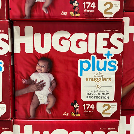 Huggies Plus Diapers Sizes 3 - 6