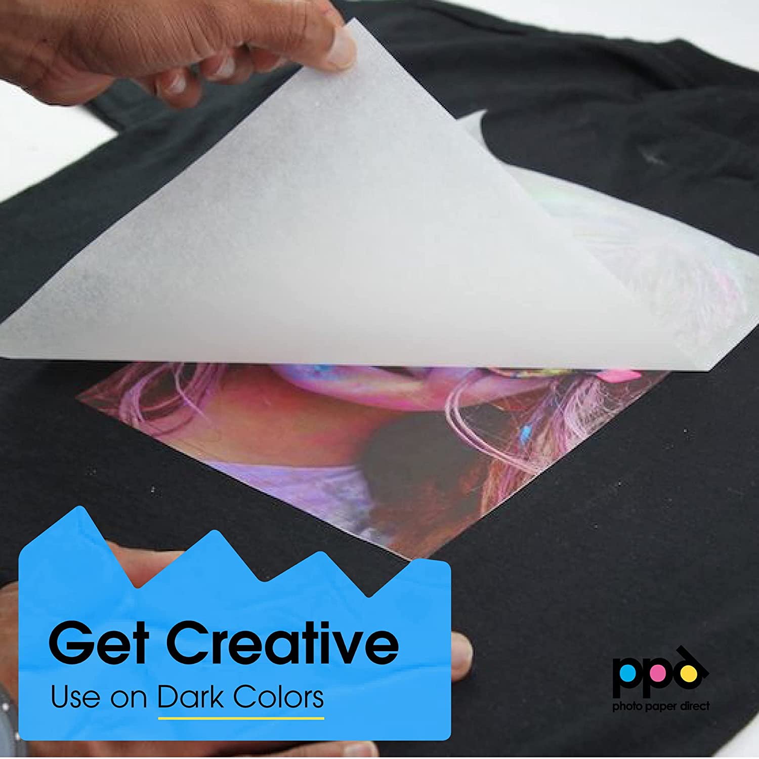 PPD Inkjet Iron-On Dark Transfer Paper A4 PPD-4 – PhotoPaperDirect UK