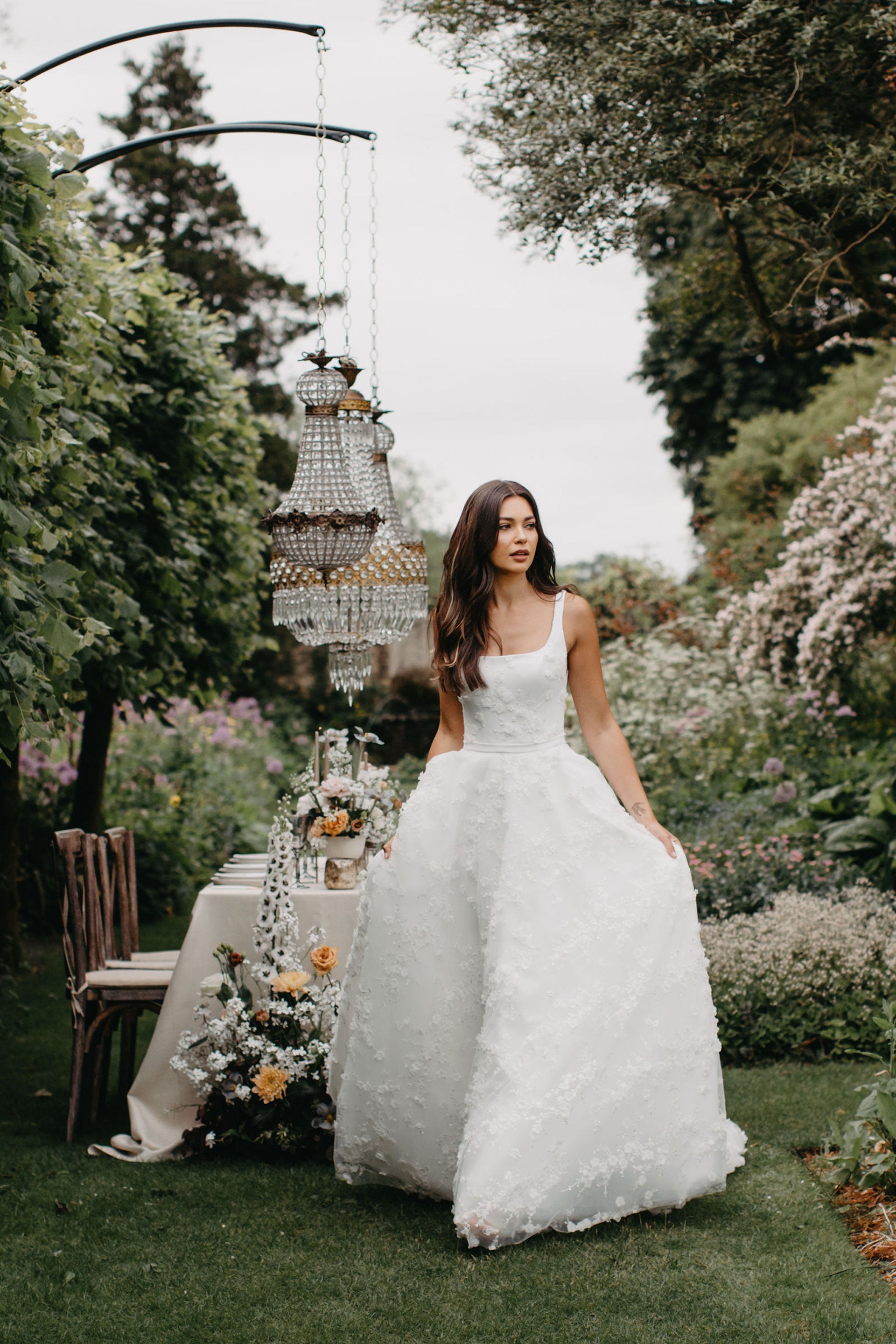 Gigi Overskirt by Suzanne Neville | Anna Bridal Couture