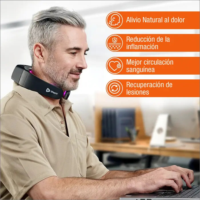 beneficios del dispositivo de terapia de luz roja para cuello