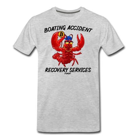 Boating Accident Recovery Services Bitcoin T-Shirt