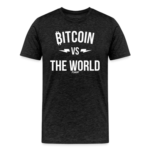 Bitcoin Vs The World (White Graphic) T-Shirt Link