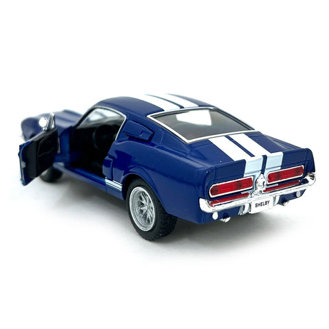 1967 Ford Mustang Shelby GT500 1:38 Scale Diecast Model Blue w/ Stripe –  diecast happy