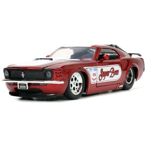 1970 Ford Mustang Boss 429 1:24 Scale Diecast Model Blue by Jada 33043 –  diecast happy