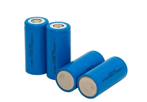 Cylindrical LiFePO4 battery cells